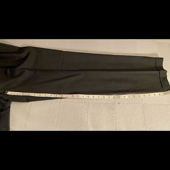 Zanella Men’s Alter Pleated Gray 100% Wool Dress Pants Size 36 x 30 EUC - Picture 6 of 6